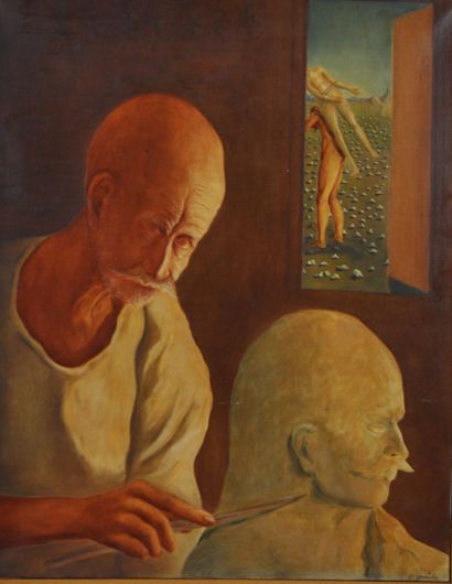 null Foued ZAOUCHE (1944-2015)

Le sculpteur 

Huile sur toile signée en bas à droite...