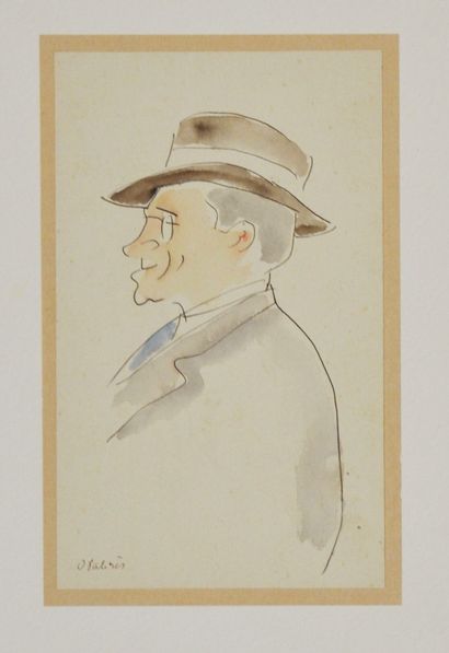 null Oscar FABRÈS (1895-1961)

3 dessins à l'encre de Chine et aquarelles sur papier...