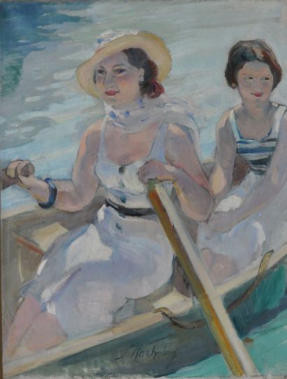 null Suzanne Blanche KAEHRLING (1902-1985)

Deux femmes sur une barque

Huile sur...