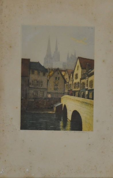 null Ecole française du XXème siècle

Vues de Strasbourg

Deux gravures en couleurs...