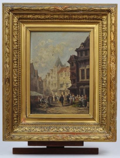 null Ecole française du XIXème siècle

Jour de marché

Huile sur toile

32 x 24 cm



Retrait...