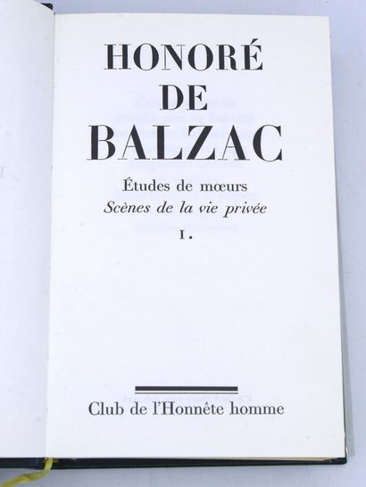null BALZAC (Honoré de). Oeuvres Complètes en 24 volumes.

Club de l'Honnête Homme,...