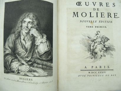 null 
MOLIERE. Œuvres de Molière.




Nouvelle Edition. A Paris, sn, 1734, 6 Volumes...