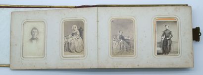 null PHOTOGRAPHS. 2 Albums of the Napoleon III period, containing 141 Family photographs.

Portraits...