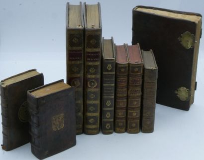 null LOT of religious, literary and miscellaneous volumes, mostly in morocco:Tasse....