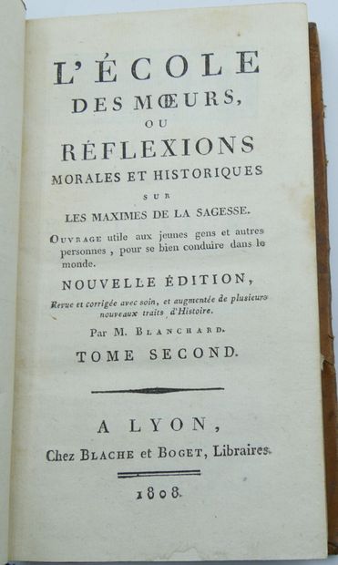 null EDUCATION & RELIGION]. Set of 7 Volumes. Period bindings.

Hocquart. Petit Dictionnaire...