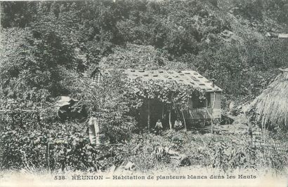 null 10 POST CARDS LA REUNION : Postcards of the Messageries Maritimes. Neither written,...