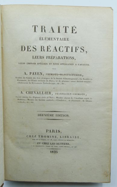 null [SCIENCE]. Ensemble de 11 Volumes traitant de la Chimie et de la Botanique....