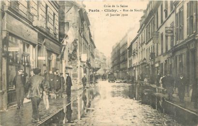 null 85 CARTES POSTALES INONDATIONS 1910 : Paris et Région Parisienne. Divers Editeurs....