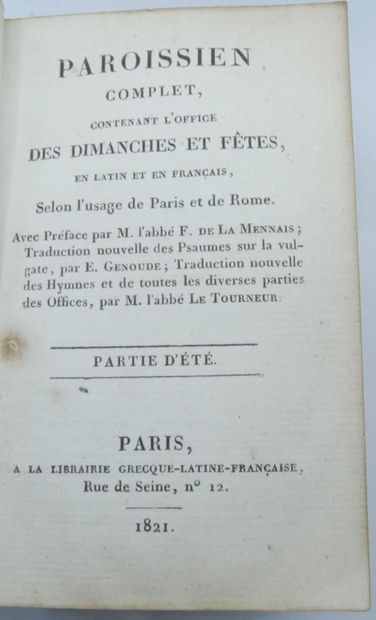 null LOT of religious and miscellaneous volumes, mostly in morocco, with the post....