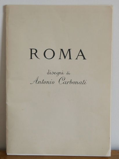 null Antonio CARBONATI (1893-1956)

Vingt-quatre vues de Rome 

Reproduction en noir...