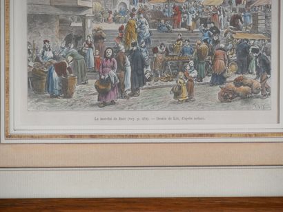 null Frédéric Théodore LIX (1830-1897), d'après

Le marché de Barr 

Gravure en couleurs...