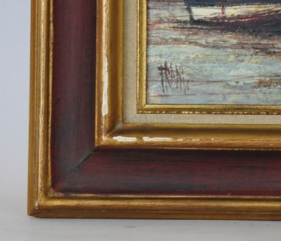 null French school of the 20th century

Lesconil in Brittany

Oil on canvas signed...