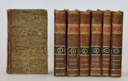  BERTIN (Antoine de) 
OEuvres complètes. 7 volumes (Manque les volumes 1/5/7) 
Paris,...