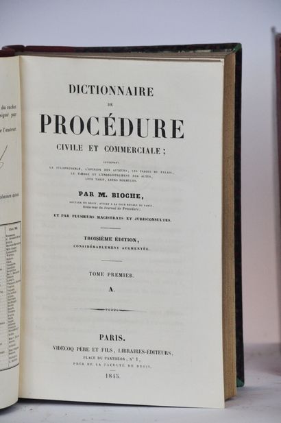 null BIOCHE (M)

Dictionary of civil and commercial procedure. Third edition, 5 volumes....