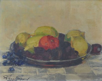 null Pierre SICARD (1900-1980)

Nature morte aux fruits

Huile sur toile signée en...