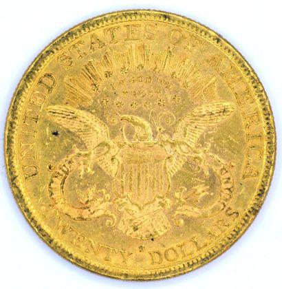 Une Monnaie OR - Liberty A 20 Dollars Liberty coin, 1877.

Weight : 33,41grs.



Estimate...