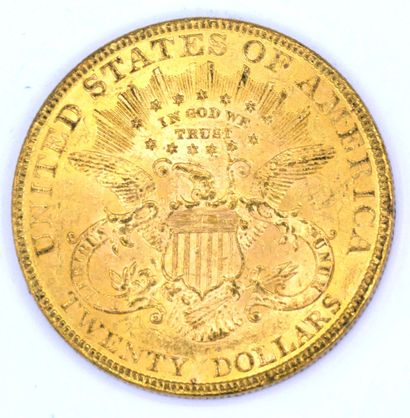 Une Monnaie OR - Liberty A 20 Dollars Liberty coin, 1900.

Weight : 33,44grs.



Estimate...