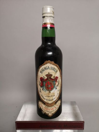 1 bouteille MALAGA VIEUX - P. TAILLAN & Co...