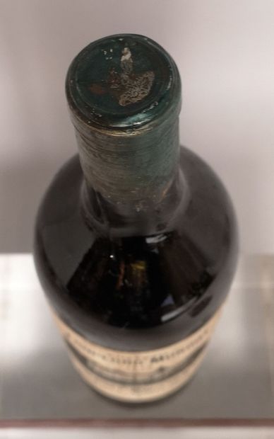 null 1 bouteille Château TROPLONG MONDOT - 1er cru Saint Emilion 1913 Etiquette légèrement...