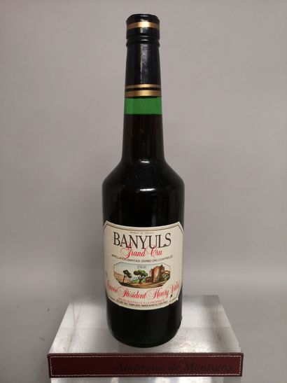 1 bouteille BANYULS Grand Cru 