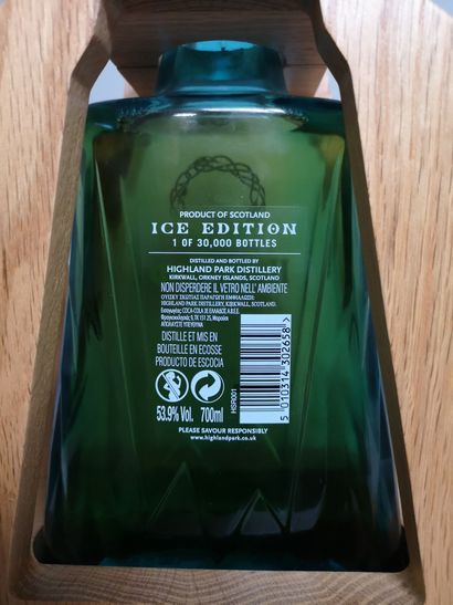 null 1 bottle 70cl SCOTCH WHISKY "Ice Edition" - 17 Years HIGHLAND PARK In box. Limited...