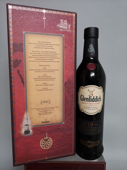 null 1 flacon 70cl SCOTCH WHISKY "Age of Discovery" - 19 Ans GLENFIDDICH En coffret...