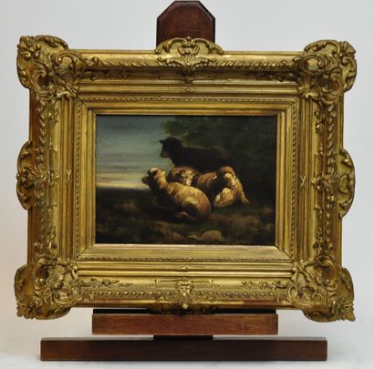 null French school of the 19th century

Sheep 

Oil on panel 

16 x 22 cm 



Lots...