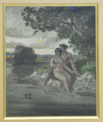 null Jules Jacques VEYRASSAT (1828-1893)

L'amour des dieux 

Pastel sur papier signée...