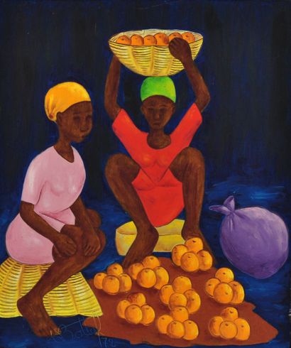 null BOTTEF. Haitian school of the XXth century 

Scenes of daily life 

Oils on...