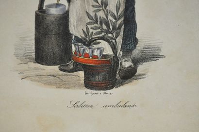 null Gaetano DURA (1805-1878)

Sorbettaro Ambulante et Napolitain Gatti

Lithographies...