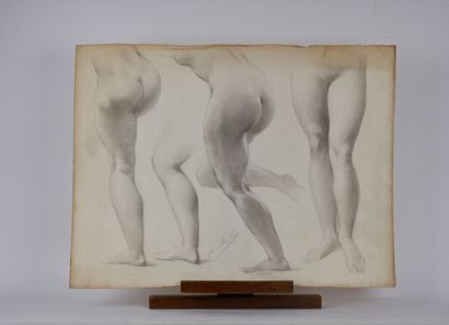 null Adolphe LALIRE known as LA LYRE (1848-1933)

Study of a nude

Charcoal on paper...
