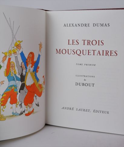 null DUMAS (Alexandre). Les trois mousquetaires. Monte-Carlo, André Sauret, 1968;...