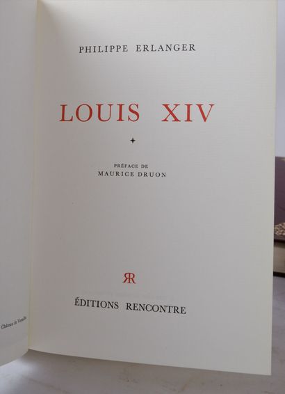 null Suite de 24 livres historiques in-8 reliure éditeur. Paris, Editions Rencontre,...