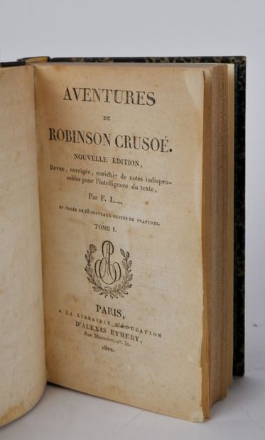 null DEFOE (Daniel). The adventures of Robinson Crusoe. Paris ; A la Librairie d'Education...