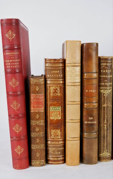 null Lot of books about France and Paris including: 

BOUSSENARD (Louis), Le tour...