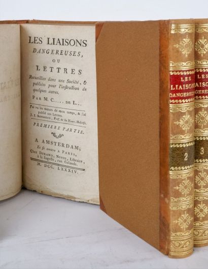 null CHODERLOS DE LACLOS (P.A.). The dangerous liaisons or letters collected in a...