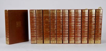 null Suite of 12 condensed books in-8, bound in edition. Paris, Selection of the...