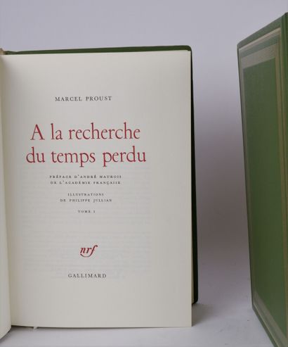 null PROUST (Marcel). A la recherche du temps perdu. Paris, nrf Gallimard, 1968-1969....