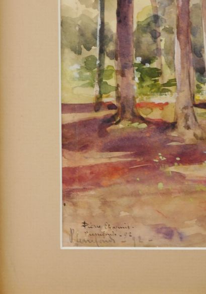 null Pierre CHAPUIS (1863-1942)

Pierrefonds

Aquarelle sur papier signée « P Chapuis »...