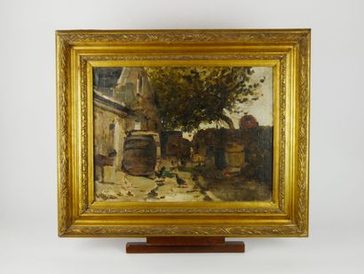 null Ecole française du XIXème siècle

Scène de basse-cour

Huile sur toile

38 x...