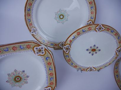 null GROSVENOR CHINA Made in England, "PERSIAN" model

Part of a dinner service including...