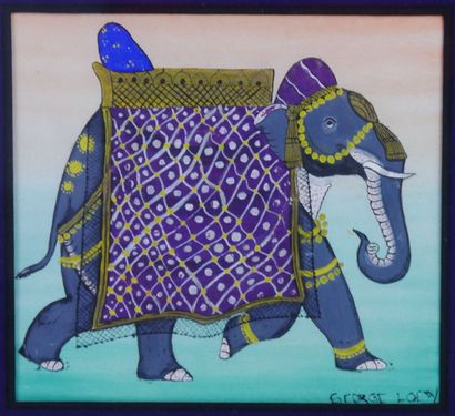 null Art of the XXth century

The Elephant

Oil on fabric signed lower right George...