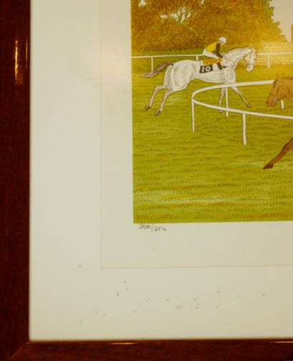 null Vincent HADDELSEY (1929/34-2010)

The racecourse

Lithograph in color numbered...