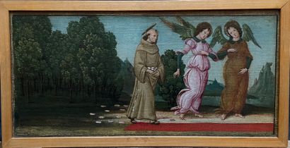 null BARTOLOMEO DI GIOVANNI (Florence vers 1499)

Le Miracle des roses (Scène de...