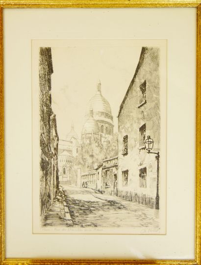 null Charles NOLLET (XXth)

Paris, rue du chevalier

Engraving in black signed lower...