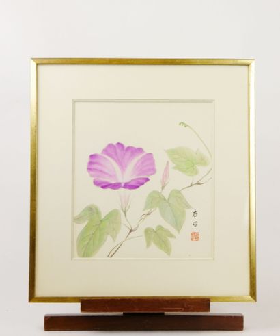 null Soichiro HONDA (1906-1991)

Liseron violet

Aquarelle sur papier, porte des...