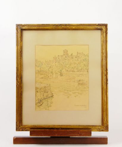 null Jules MERLE (19th-20th Century)

Saint Gervais from the Seine

Pencils on paper...