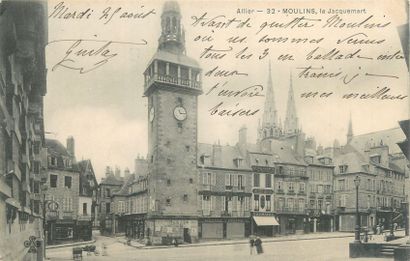 null 127 CARTES POSTALES AUVERGNE-BOURGOGNE-CENTRE : Dépts 03-13cp, 18-5cp, 21-51cp,...