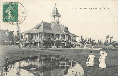 null 133 CARTES POSTALES ALLIER : La Ville de Vichy. Dont" Les 4 Chemins et Rue de...